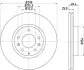 Диск тормозной передний Mazda 6 1.8-2.5 08.07-07.13 Hella Pagid 8DD 355 115-771 (фото 1)