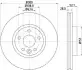 Гальмівний диск передній Ford Mondeo 1.6-2.5 03.07-01.15 Hella Pagid 8DD 355 116-221 (фото 1)