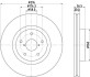 Гальмівний диск передній Subaru Tribeca 06- Hella Pagid 8DD 355 116-361 (фото 1)