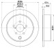 Тормозной диск зад. Subaru Forester, Impreza, Legacy V, Outback Toyota Gt 86 1.5-3.6 01.08- Hella Pagid 8DD 355 116-421 (фото 1)