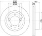 Тормозной диск перед. Lexus LX570/Toyota Land Cruiser VII (J200) 4.5TD 08- Hella Pagid 8DD 355 116-551 (фото 1)