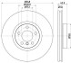 Диск гальмівний перед. BMW X5,X6 08- Hella Pagid 8DD 355 117-741 (фото 1)