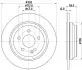 Диск тормозной задний MB Vito (W447) 14- Hella Pagid 8DD 355 122-441 (фото 1)