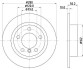 Диск тормозной зад.Mini Countryman (R60), Paceman (R61) Hella Pagid 8DD 355 123-001 (фото 1)