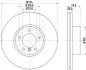 Диск гальмівний передній Bmw 5(E39) 3.0-4.0 + Diesel 98-04 Hella Pagid 8DD 355 127-621 (фото 1)