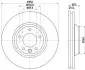 Диск гальмівний PRO High Carbon перед. прав. Audi Q7 3.0TDI/Porsce Cayenne/VW Touareg 3.0TDI-6.0TDI 09.02- Hella Pagid 8DD 355 128-071 (фото 1)