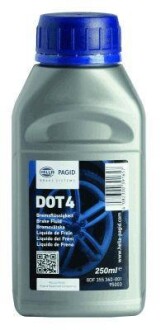 Dot 4 Гальмівна рідина 0,25L Hella Pagid 8DF 355 360-001