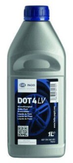 Тормозная жидкость DOT4 LV, 1L Hella Pagid 8DF355360051