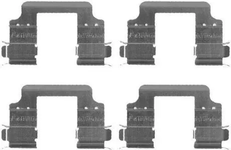 Ремкомплект гальмівних колодок Hella Pagid 8DZ355203321