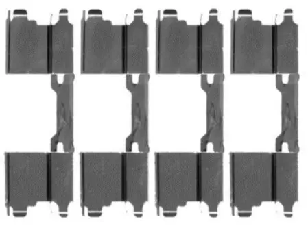 Ремкомплект гальмівних колодок Hella Pagid 8DZ355203501