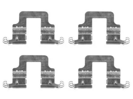 Ремкомплект гальмівних колодок (4 -комп.) Hella Pagid 8DZ355204851