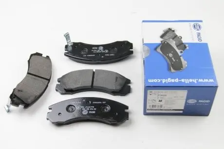 Колодки гальмівні дискові передні HELLA 8DB355016531