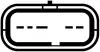 Расходомер воздуха Citroen Berlingo 1.9D/Fiat Ducato Peugeot 206-30 HELLA 8ET 009 142-141 (фото 2)