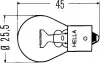 Автолампа Behr Standard P21W BAY15s 21 W прозора HELLA 8GA002073121 (фото 2)