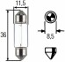 Автолампа Behr Lifetime Long Life C5W SV8,5-8 5 W прозрачная HELLA 8GM002092171 (фото 1)