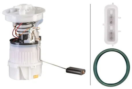 Насос паливний в зборі FORD FOCUS II, з прокладкою HELLA 8TF358106081