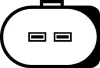 Насос стеклоомывателя - 12V HELLA 8TW006848041 (фото 2)