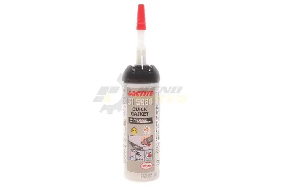 Герметик силіконовий (чорний) (маслостійкий) (-55°C до +200°C) LOCTITE SI 5980, 100ML Henkel-Parts 2327036 (фото 1)