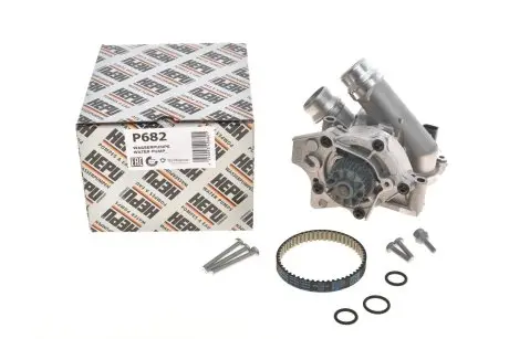 Помпа води Audi A3-A8 1.8TFSI/2.0TFSI/Skoda Octavia 1.8TSI/2.0RS/VW Golf V/VI 2.0TSI 06- (пластик) HEPU P682
