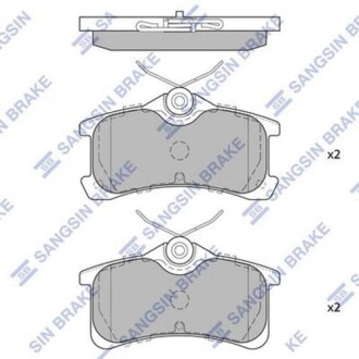 Колодки тормозные дисковые Hi-Q (SANGSIN) SP1575