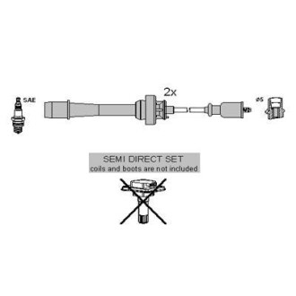 Комплект дротів запалювання HITACHI 134954