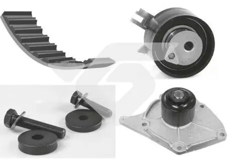 Помпа воды + комплект ремня ГРМ HUTCHINSON KH101WP45