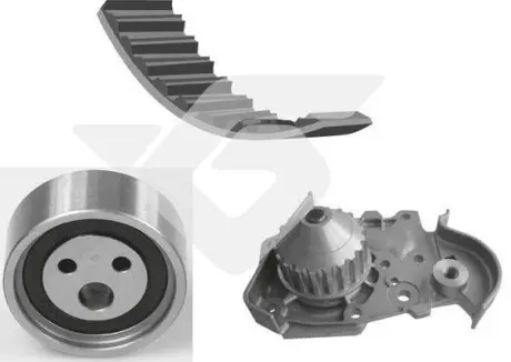 Помпа води + комплект ремня ГРМ HUTCHINSON KH127WP29