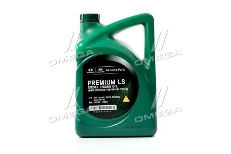 Моторное масло Premium LS Diesel 5W-30 6L Hyundai/Kia/Mobis 0520000611