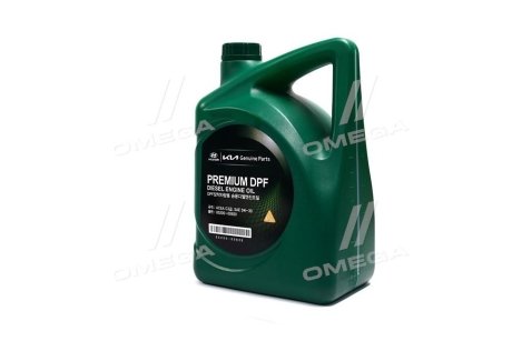 Моторное масло Premium DPF Diesel SAE 5W30 6L Hyundai/Kia/Mobis 0520000620