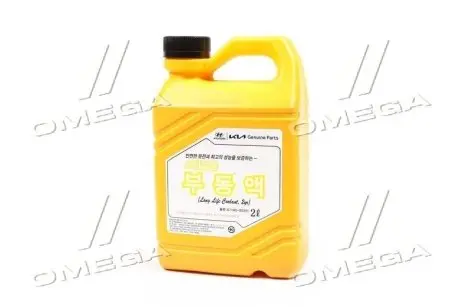 Антифриз-концентрат Hyundai/Kia Long Life Coolant, 2л. червоний Hyundai/Kia/Mobis 0710000201