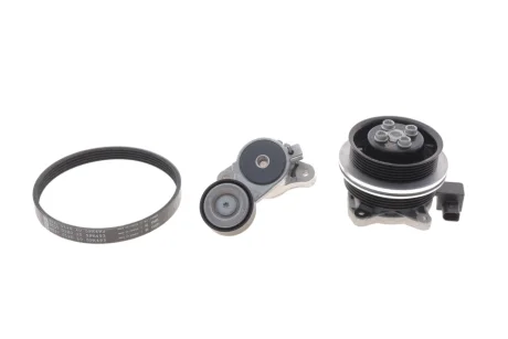 Комплект ременя генератора + помпа VW Golf/Passat/Touran 1.4 TSI 05-. (5PK493) INA 529 0340 30