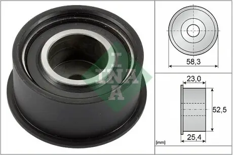 Ролик ремня приводного 53x8x23,5 Opel Astra 1.6 16V 93- INA 532 0034 10