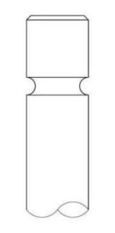 Клапан IN Renault 1.2/1.4 C1G/C1J/C2J/C3J 34X7X91.5 Intervalves 1344.002