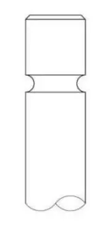 Клапан впускний PSA XU7/XU10 34.6X6X106.4 Intervalves 3015.002