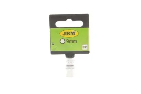Головка торцева 1/4" 9 мм JBM 10106