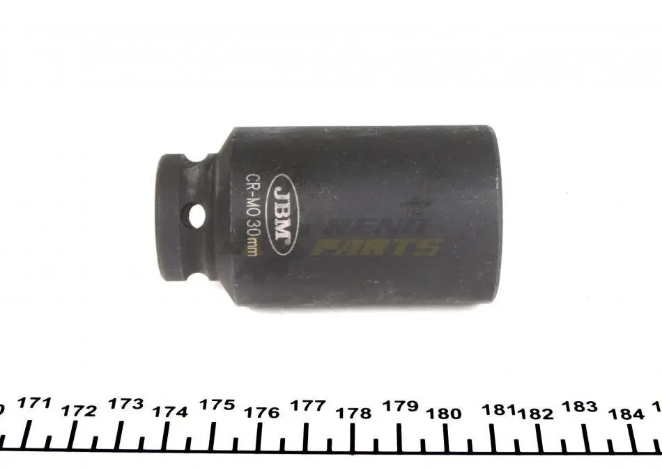 Головка торцевая ударная 1/2" 30 мм 12-гранней Long 78 мм JBM 11614 (фото 1)