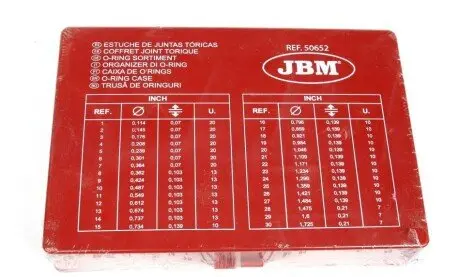 Набір кілець ущільнювачів JBM 50652
