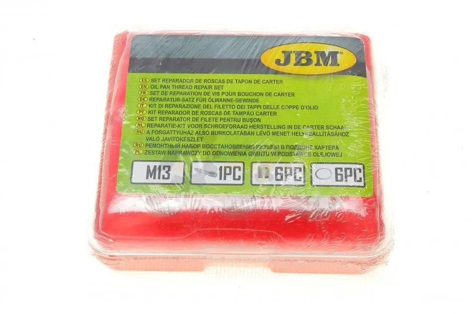 Набор инструмента для восстановления резьбы JBM 53235 (фото 1)