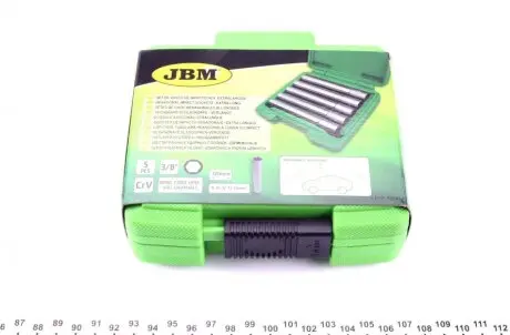 Набір головок подовжених 3/8" 8-14 мм Long 120 мм JBM 53545