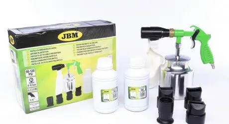 Пескоструйный пневматический пистолет со сменными насадками JBM 53593