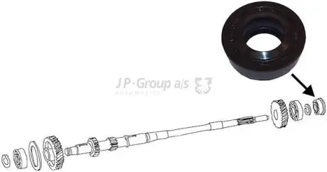 Сальник вала JP GROUP 8132100100