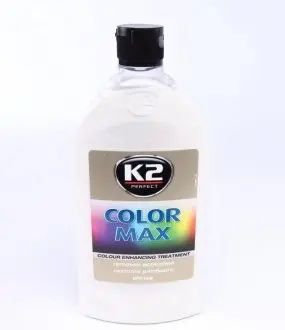 Поліроль восковий для кузова відтіняючий білий / k2 perfect color max white 500ml K2 K025BI