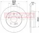 Гальмiвний диск MB C-class (W204) 07-14 KAMOKA 1031004 (фото 1)
