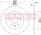 Гальмiвний диск OPEL INSIGNIA 08-/SAAB 9-5 10- KAMOKA 1031022 (фото 1)