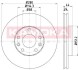 Гальмiвнi диски фарбованi переднi 280mm Renault Megane/Laguna/Scenic 08- KAMOKA 1031043 (фото 1)