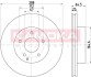 Гальмiвнi диски MB C-class (W204/S204) 07-14 KAMOKA 1031071 (фото 1)