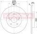 Тормозной диск Toyota Avensis 1.6-2.2 08-18 KAMOKA 103107 (фото 1)