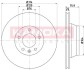 Гальмiвнi диски VW TOUAREG 02-10/MULTIVAN T5 03-/TRANSPORTER T5 03- KAMOKA 1031121 (фото 1)