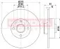Тормозной диск с подшипником Renault Scenic II/Megane II 03-10 KAMOKA 1031136 (фото 1)