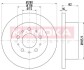 Гальмiвнi диски CITROEN JUMPER 06-/FIAT DUCTAO 06-/PEUGEOT BOXER 06- KAMOKA 103131 (фото 1)